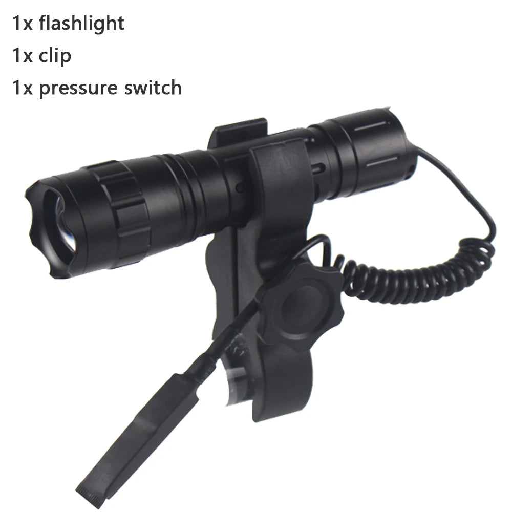 10Watt 850nm-940nm IR Flashlight 200 yard Zoomable Focus LED Infrared Radiation Lamp Night Vision Torch 21700 Hunting Lantern