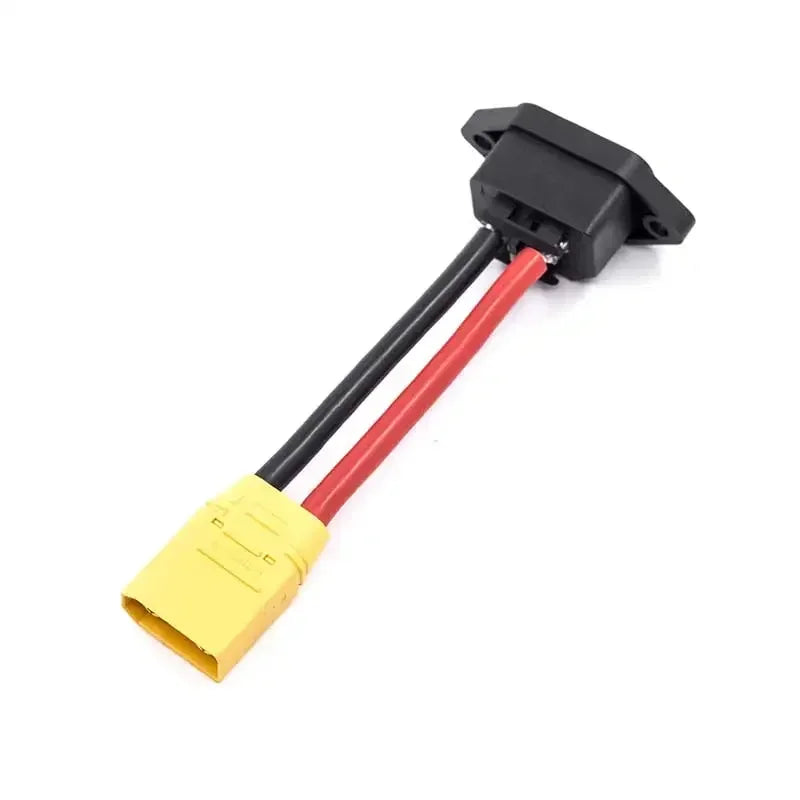 XT60/XT90 To C14 3pin Male Female Power Socket 10AWG/12AWG Battery Car Charging Wire Connector New Energy E-bike Charging Cable