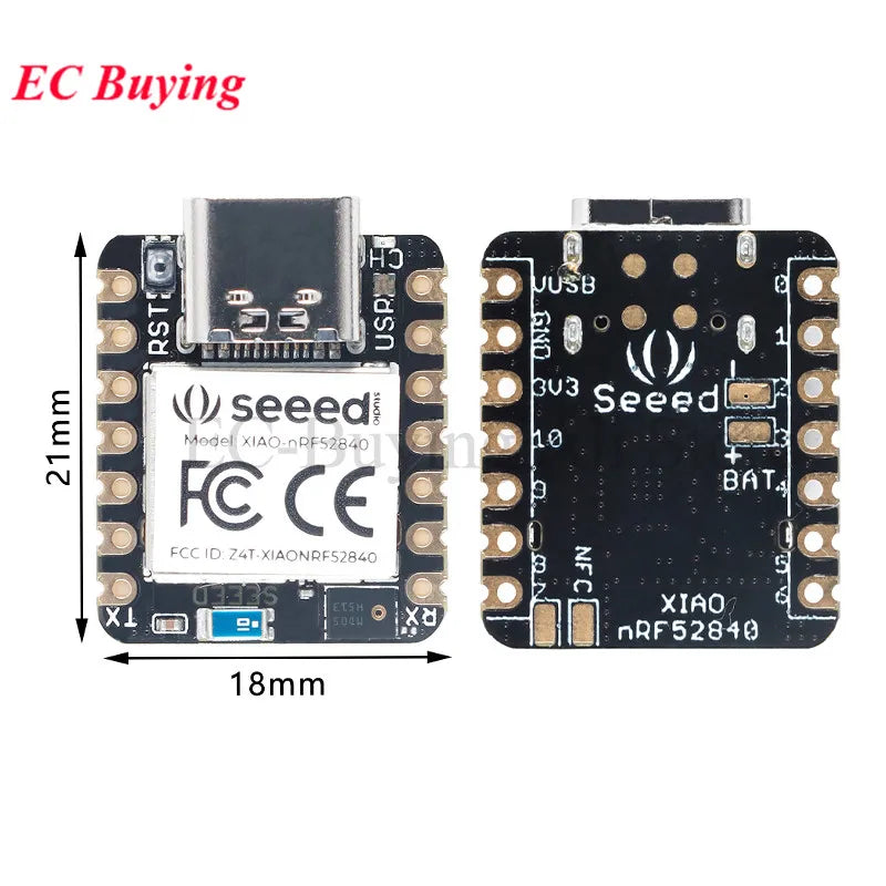 10Pcs/1pc Seeed Studio XIAO BLE NRF52840 SENSE Plus  RP2040 Bluetooth-compatible Module For Arduino Nano Microcontroller