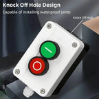 Push Button Box Switch Arrow Symbol Indicating Start Stop Recovery Reset Waterproof Emergency Stop Industrial Handheld Control