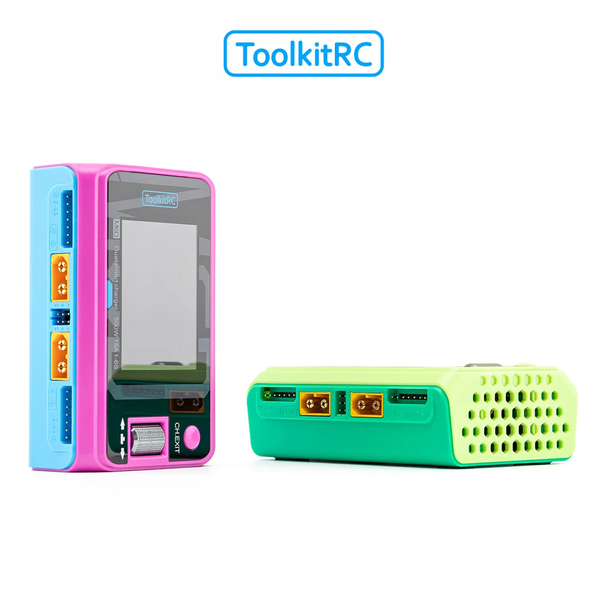 ToolkitRC M6D 500W Limited Edition 15A High Power  DC Dual Smart Charger Discharger for 1-6S Lipo LiHV Lion NiMh Pb Battery