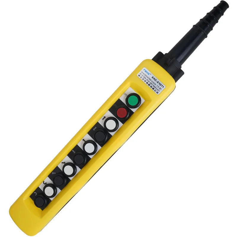 2/4/6/8 Pushbuttons Double Speed/Single speed Hoist Crane Pendant Control Stations With Emergency Stop For circuits XAC-A271