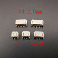 10Pcs XH 2.54 / PH 2.0 / ZH 1.5 / JST 1.25mm /SH 1.0mm Pitch 2/3/4/5/6 Pin Male Plug Housing SMD Connector Horizontal / Vertical