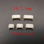 10Pcs XH 2.54 / PH 2.0 / ZH 1.5 / JST 1.25mm /SH 1.0mm Pitch 2/3/4/5/6 Pin Male Plug Housing SMD Connector Horizontal / Vertical