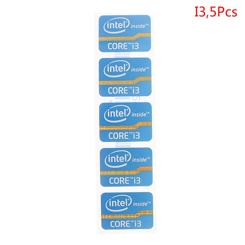 1pc/5pcs Mini DIY Sticker For 4th Generation Cpu Intel Core I3 I5 I7 I9 Logo Sticker LOGO Label Laptop Notebook Decoration