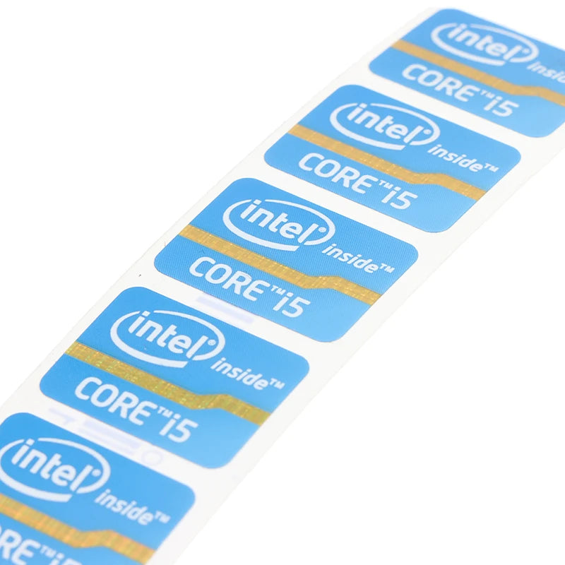 1pc/5pcs Mini DIY Sticker For 4th Generation Cpu Intel Core I3 I5 I7 I9 Logo Sticker LOGO Label Laptop Notebook Decoration
