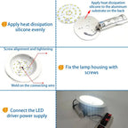 3W 23mm 32mm 40mm 44mm Super Bright Light Beads LED Emitting Diode SMD5730 Lamp Panel LED Board White Warm White Bulb Chip