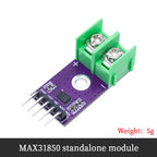 MAX31850 MAX6675 K,J,N,T,E thermocouple module temperature measurement acquisition and detection sensor
