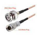 HD SDI Cable Straight BNC Female to Mini BNC DIN 1.0/2.3 CC4 Male RG179 Pigtail 75 Ohm for Blackmagic HyperDeck Shuttle
