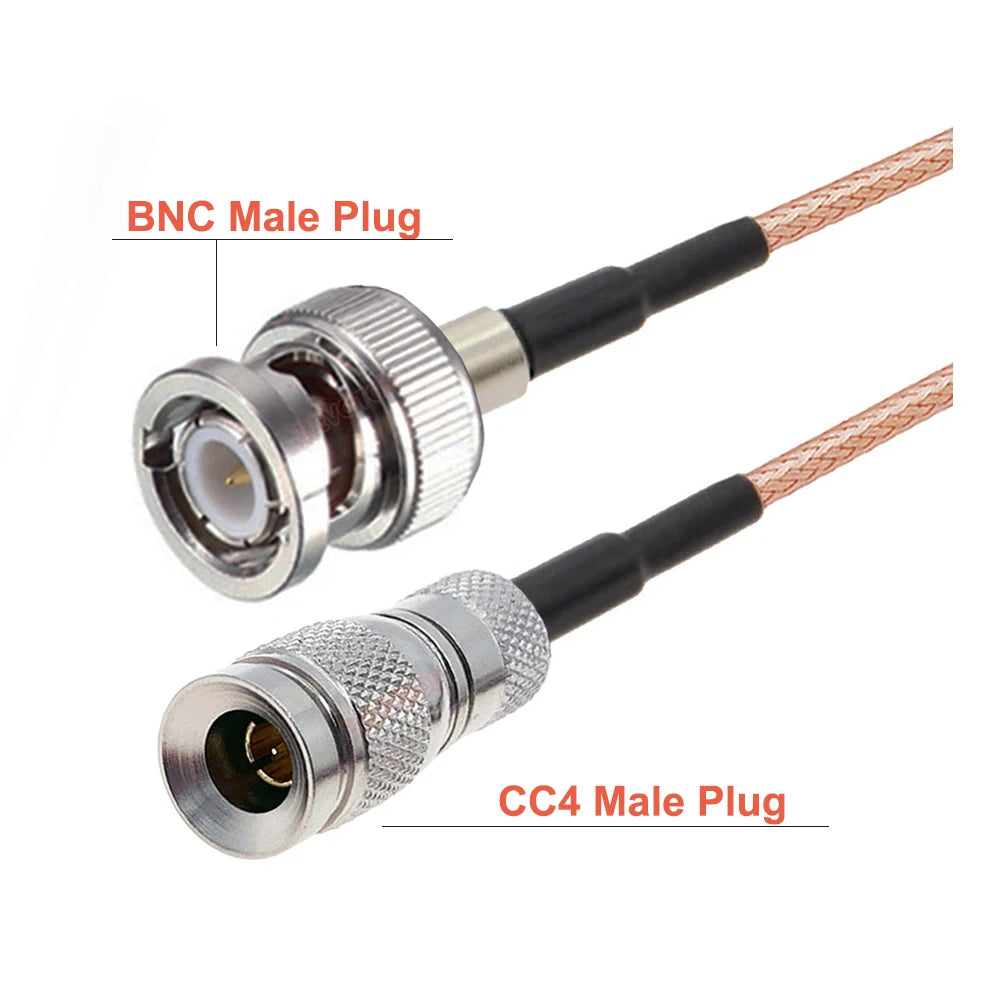 HD SDI Cable Straight BNC Female to Mini BNC DIN 1.0/2.3 CC4 Male RG179 Pigtail 75 Ohm for Blackmagic HyperDeck Shuttle