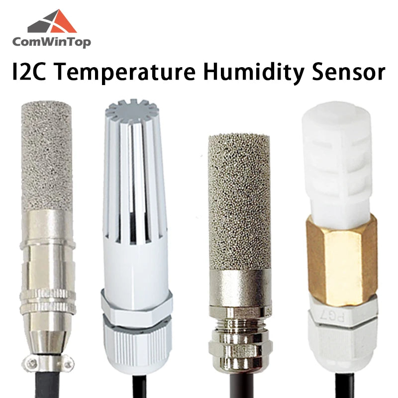 SHT20 SHT30 SHTC3 SHT35 I2C Temperature Humidity Sensor Probe