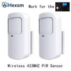 433MHz Wireless Pet-immunity PIR Motion Sensor Detector 15kg Pet Immune EV1527 Code Smart Home Security Host Alarm Accessories