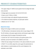 WAVGAT Linear Conversion Voltage to Current Transmitter Signal Module 0-5V to 4-20mA