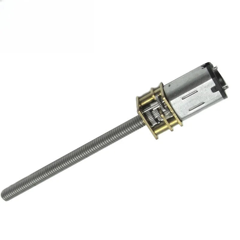 DC 3V 6v  gear motor N20 long shaft screw motor M4-55 threaded rod low speed metal Electric motor Smart car