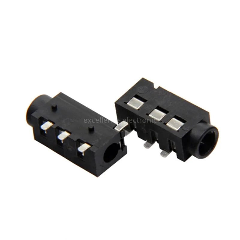 10/100Pcs PJ-320D 3.5mm Headphone Female Jack Audio SMD SMT Connector 3.5mm 4 Pin Headphone Socket Interface Connectors