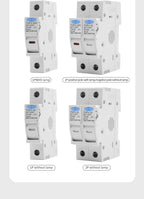 TOMZN 1P 2P DC Fuse Holder 10*38mm High Voltage Solar PV 1100V TOPV-30 Base Photovoltaic System Protection Protector GPV