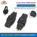 OKCSC 1 Pair Earphone Interface Conversion Pin Connector HIFI Headphone Plug MMCX JH HD580 3.5mm to 0.78mm Gold-plated Plug
