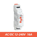 Multi-function Time Relay 220v 24v 12v AC DC Timer On Off Delay Relay Modular Switch by Din Rail