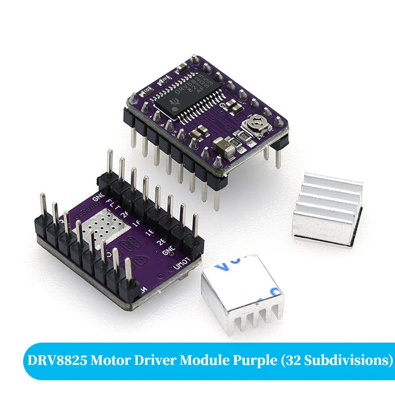 3D Printer Parts StepStick A4988 DRV8825 Stepper Motor Driver With Heat sink Carrier Reprap RAMPS 1.4
