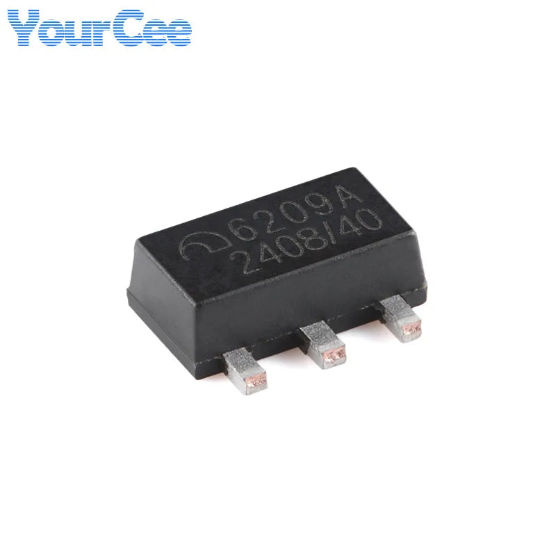 50Pcs ME6209A ME6209A30PG ME6209A40PG ME6209A45PG ME6209A50PG SOT-89-3 3V 4V 4.5V 5V 250mA Low Power LDO Chip Linear Regulator