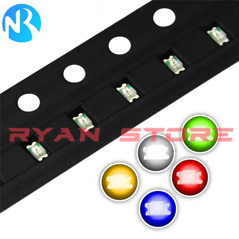 3000PCS/4000PCS 0402 0603 0805 1206 SMD LED Orange Red White Blue Green Yellow Purple Pink Warm White light Emitting Diode