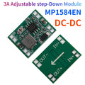 MP1584EN Ultra-Small Size DC-DC Step Down Power Supply Module MP1584 3A Adjustable Buck Converter for Arduino Replace LM2596