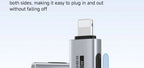 Hagibis USB C To Lightning Adapter Male to Female Charging Converter Data Transfer for iPhone 13/14 Pro Max Earphone Charging