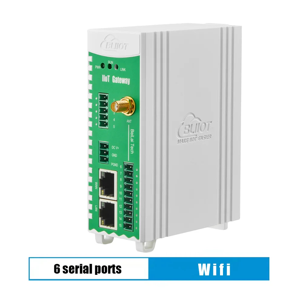 BLIIOT BMS Remote BACnet Modbus Gateway RS485 Modbus RTU/TCP PLC IEC104 DLT645 to BACnet Protocol Converter
