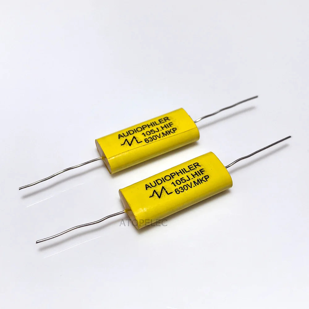4pcs 630V 5% MKP Film Capacitor Audio Grade For Speaker Crossover 1/1.5/2.2/3.3/4.7/5.6/6.8/8.2/10/15 uF