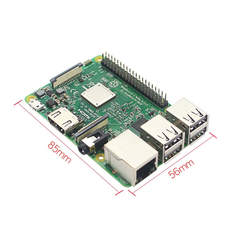 Original Element14 Raspberry Pi 3 Model B/B+ 3B+  Plus,the Third Generation Pi A 1.4GHz 64-bit quad-core  Cortex-A53 CPU