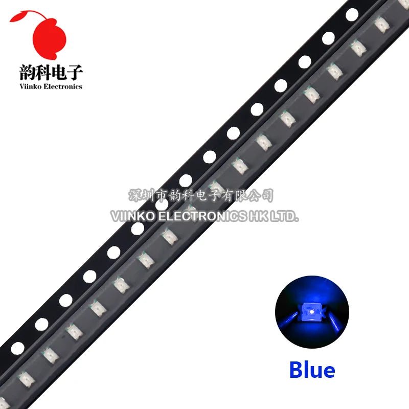 SAMIROB 100pcs/Lot 0805 SMD LED White Ice Blue Red Blue Yellow Green Orange Warm White Pink Purple RGB 2012 Light Emitting Diode