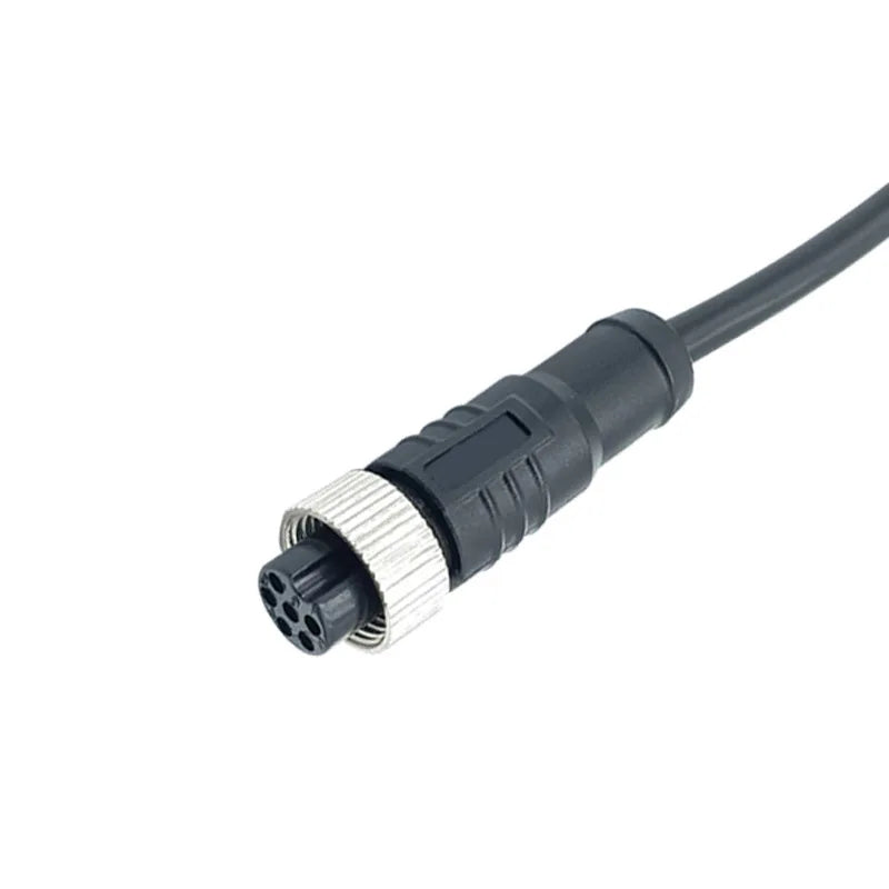 GX12 2 3 4 5 6 Pin Aviation Connector Cable Straight Elbow Male Female Molded Plug Wire 1/3/5 Meters Waterproof Extension Line