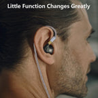 OKCSC HIFI Earphone Connecter for MMCX Female to IE900 Male Adapter for SENNHEISER IE200/IE300/IE600/IE900/AKG N5005/N30/N40