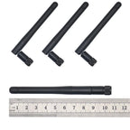 1Pcs 2.4G WiFi Antenna 3dBi Foldable Antena 2.4GHz SMA Male for Wireless Router + PCI U.FL IPX to SMA Female 1.13 Pigtail Cable