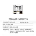BK Series GNSS GPS Module M9140 Chip High Precision Navigation Receiver Sensor Compatible with Arduino RPI Drone Flight DIY