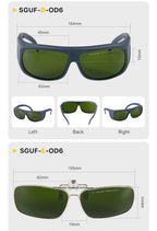 Cloudray 1064nm OD6+ Laser Safety Goggles Protective Glasses Shield Protection Eyewear For YAG DPSS Fiber Laser