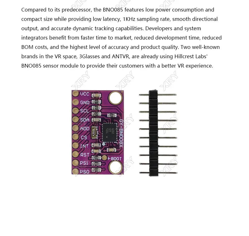 GY-BNO080 BNO085 GY-ICM20948V2 AR VR IMU High Accuracy Nine-Axis 9DOF AHRS Sensor Module