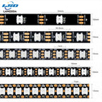 5050 RGB LED Strip Addressable DC 5V 3pin WS2812B IC 30 LEDs/M 60LEDs/M IP30 IP65 Lamp Waterproof Light Tape Chip LED 5M Digital