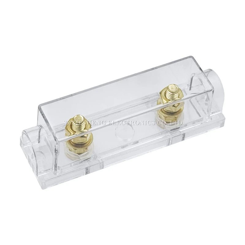 1Set ANL Automotive Fuse Holder Fusible Link With ANL Flat Type Bolt-on Blade Fuse 30A 40A 50A 60A 70A 80A 100A 120A 150A-500A