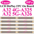 10pcs Original Screen Connector For Samsung A52S A53 A72 A33 A32 A23 A22 A13 A12S A03s A02s A42 LCD Display FPC On Board 78 Pin