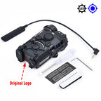 Tactical Nylon EOTEC OGL Red Dot Laser Indicator Blue Green IR PEQ-15 with OGL White Strobe Flashlight for Airsoft Gun Rifle