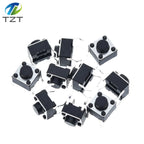 50PCS Tactile Push Button Switch for Arduino 6x6x5mm 6*6*5mm 4PIN