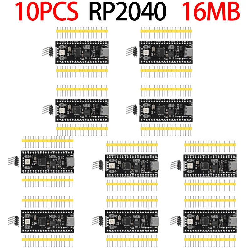 Official Raspberry Pi Pico Board RP2040 Dual-Core 264KB ARM Low-Power Microcomputers High-Performance Cortex-M0+ Processor