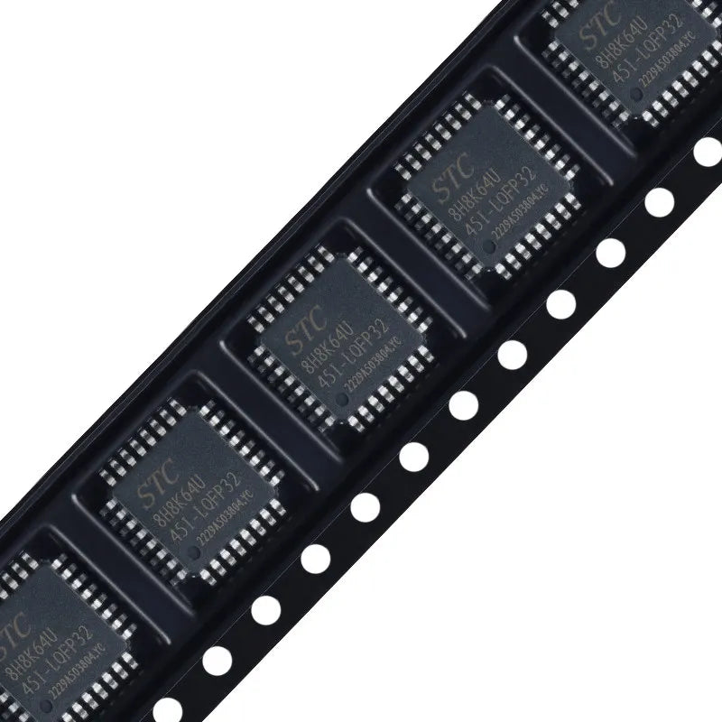 STC8H8K64U-45I-LQFP32   STC8H8K64U   1T 8051 Microprocessor Chip   100% New & Original
