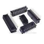 10/100Pcs 3.0mm Wafer Micro-Fit 3.0 Connector PCB Male Header Right Angle 2 4 6 8 10 12 14 16 18 20 22 24 Pin Board Solder 43045