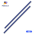 10PCS 1X40 Pin Red Blue Double Row MALE 2.54MM PITCH Pin Header connector Strip 1*40P 40Pin FOR PCB BOARD ARDUINO