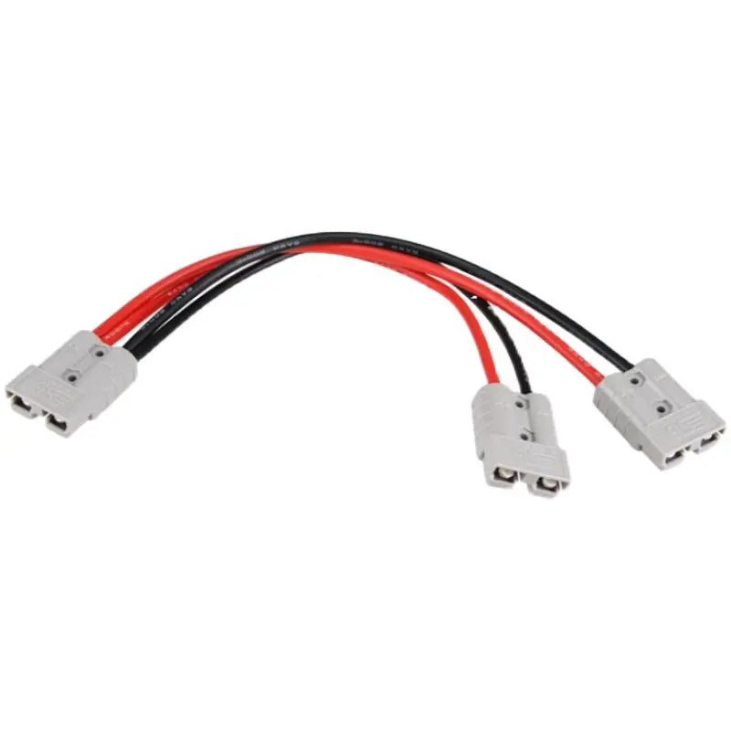 1PCS 50A Anderson SB50 Connector Cable Assembly, Electric Forklift UPS Battery Charging Plug with 6AWG/10AWG Pure Copper Wire