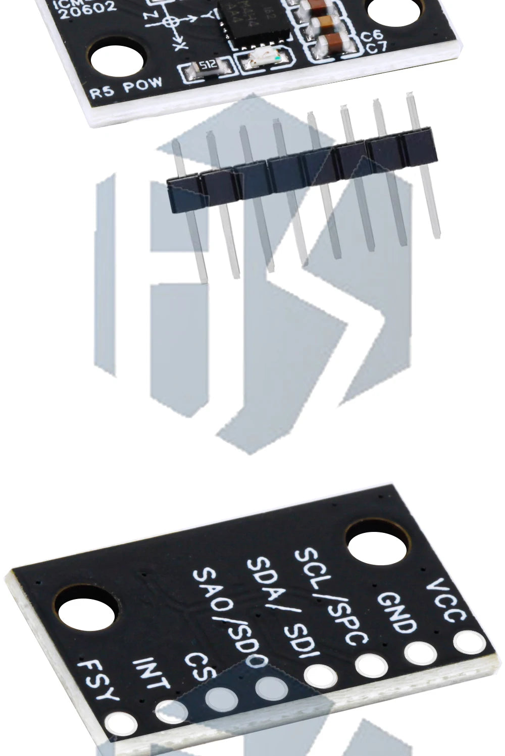 DC 3.3–5V ICM-20602 Sensor Module – High-Precision, Low-Noise Six-Axis Gyroscope and Accelerometer Module Compatible