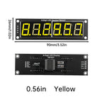 TM1637 Module 0.56" 0.56 Inch 7 Segments Digital Display Tube 4/6-Digit LED Module Board For Arduino Red Green Blue White