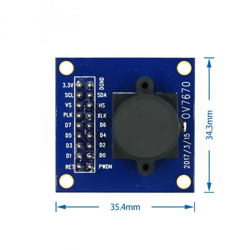 OV7670 Camera Module STM32 Driver Microcontroller E-Learning Integrated Display Effective Size Is 640X480